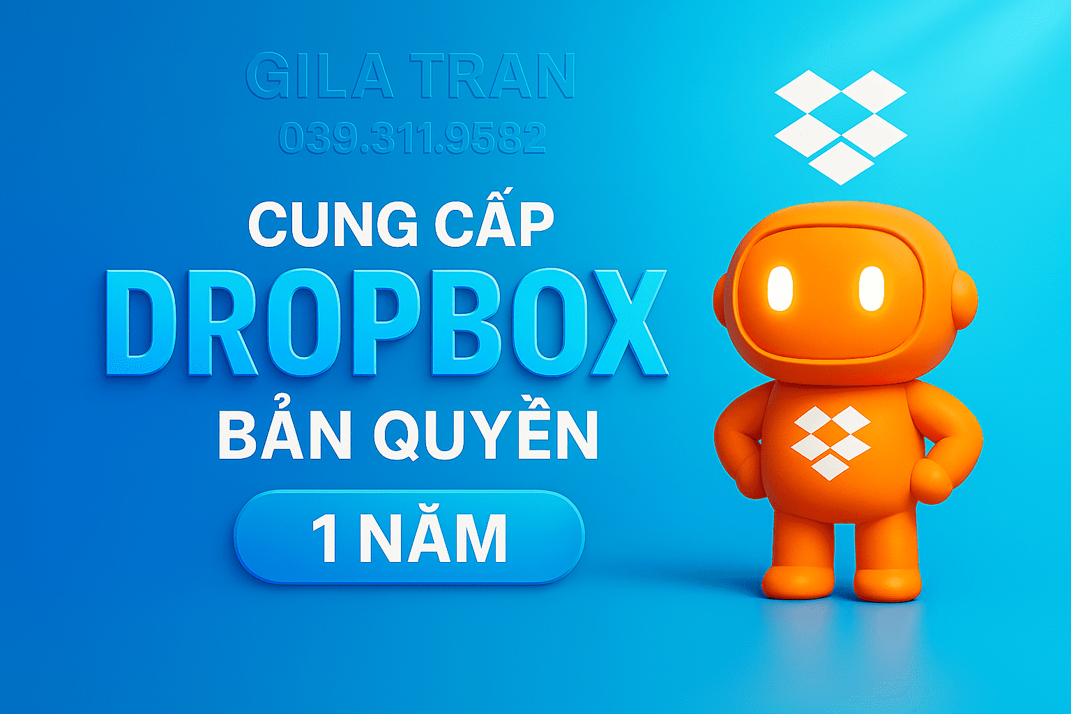 NÂNG CẤP DROPBOX - CHÍNH CHỦ